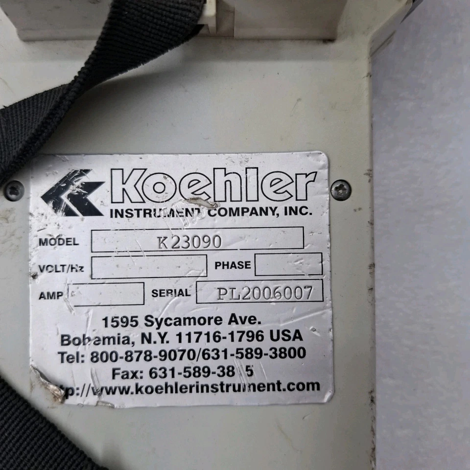 KOEHLER INSTRUMENT K23090 Portable Digital Analyzer/Controller Handheld K23090
